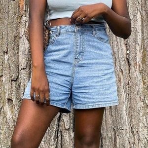 Denim shorts